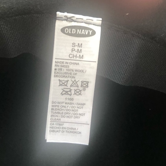 SOLD-Black Wool Floppy Hat🖤 - Picture 3 of 4